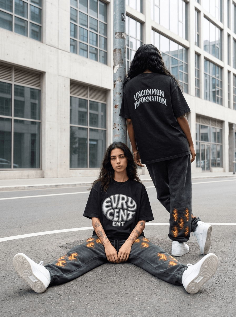Uncommon Information tees on the street